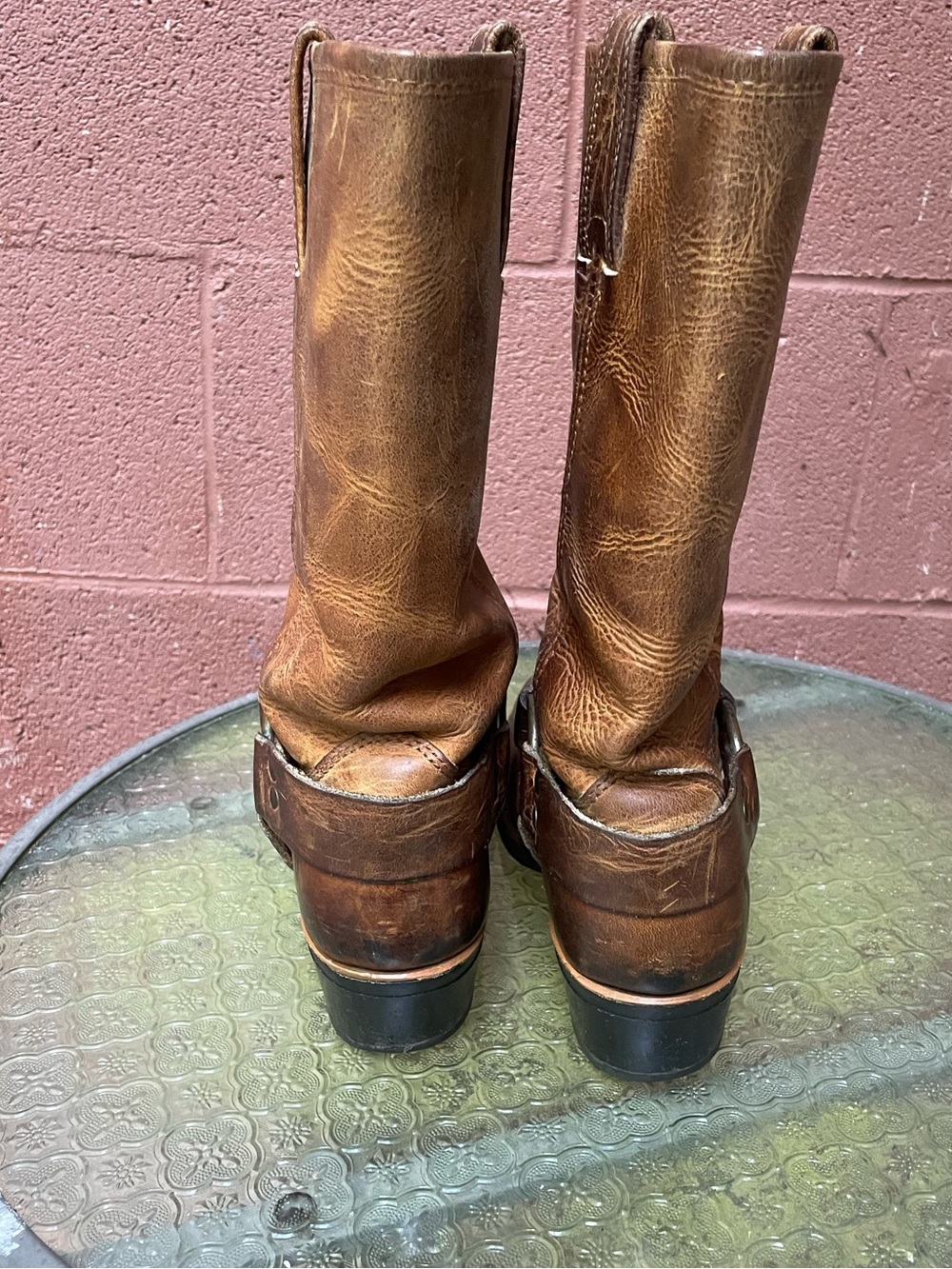 Frye 12R Vintage Harness Boots Size 7.5 - Picture 9 of 15